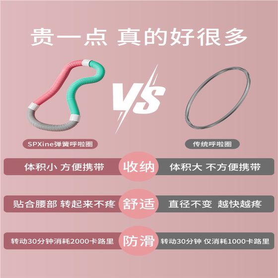 여성을위한 소프트 훌라 후프, 슬리밍 배, 체중 감량 스페셜 스프링 허리 암컷 호스를 아프지 않고 성인 악화