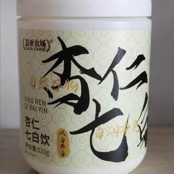 Gaia Farm Almond Seven White Drink 520g Canned Ready-To-Drink Rich and Aromatic Low-Temperature Roasted Nutritious Breakfast Meal Replacement Powder