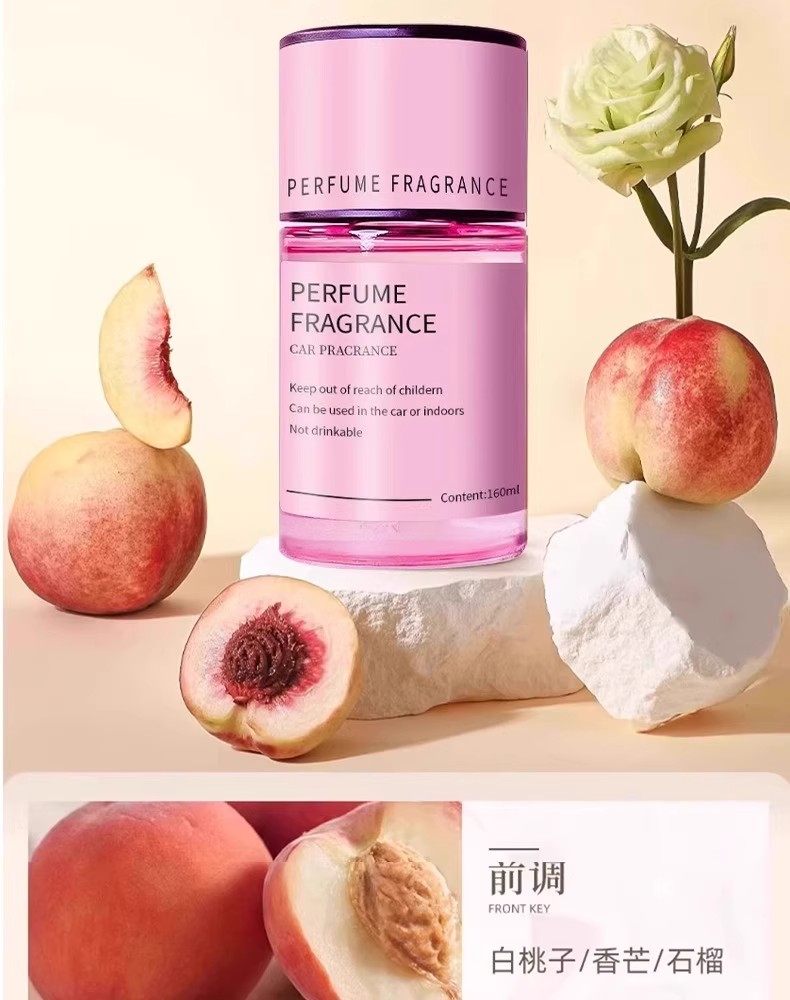 In-Stock Gardenia Flower Scent Car Fragrance, Odor Removal, Long-Lasting Fragrance, High-End Decoration, Car Perfume, Factory Direct Sale