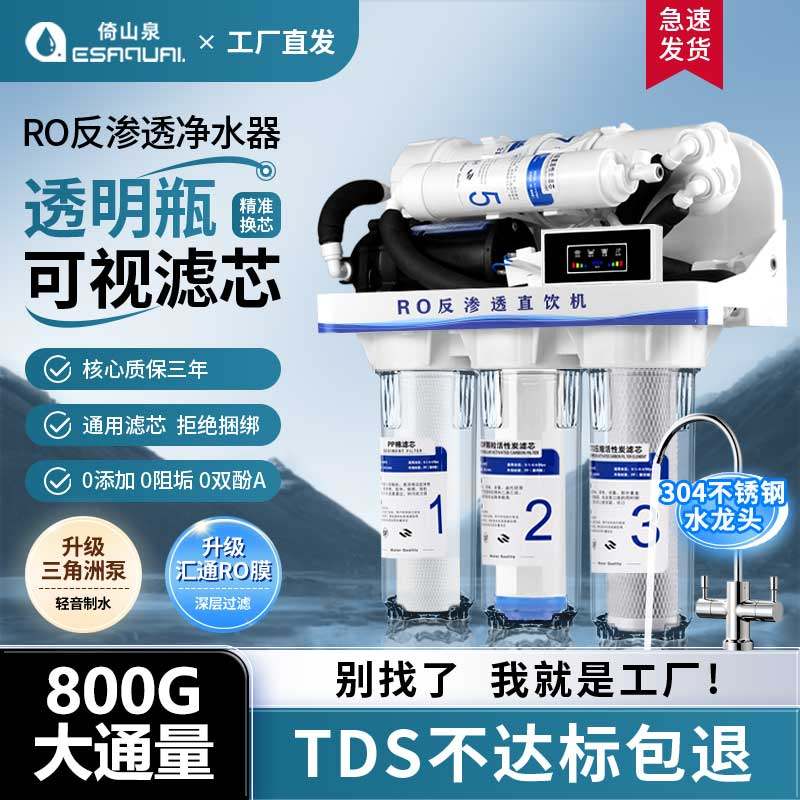 Transparent bottle visual filter element DIY assembly ro reverse osmosis water purifier universal filter element household tap water purifier