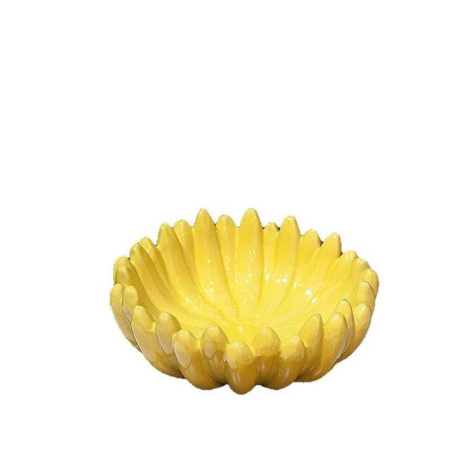 Creative, high-value, personalized ceramic storage fruit plate living room coffee table desktop simple household coffee table decoration ornament