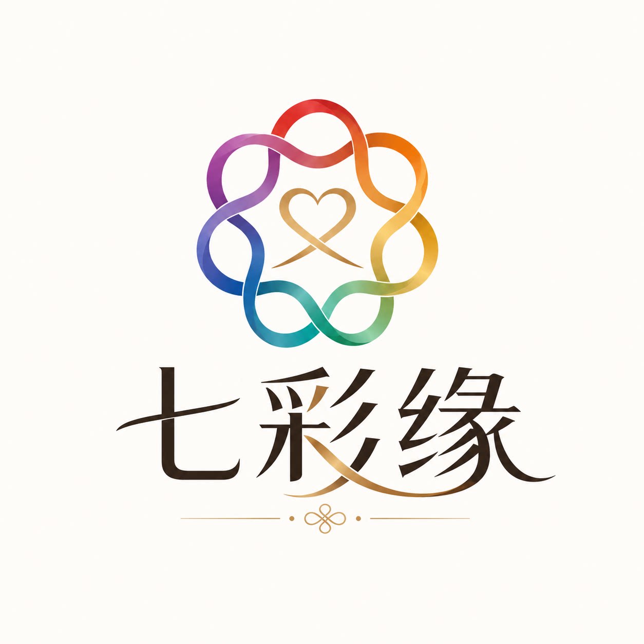 七彩缘旗舰店的LOGO