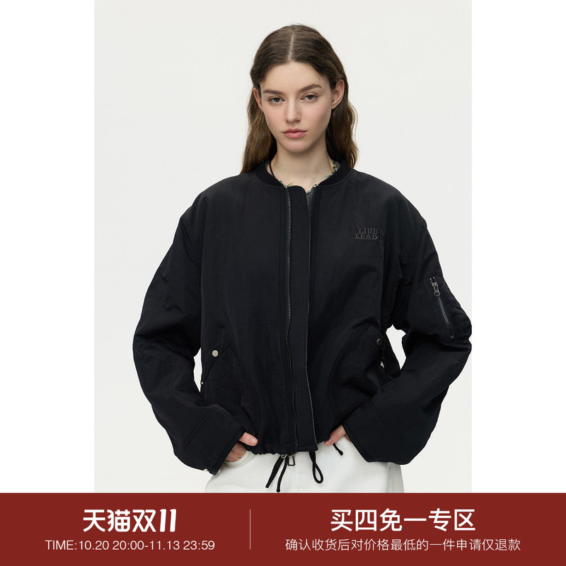 Livetolead Flight Jacket Cotton Coat for Women Winter New Fashion Design Short Jacket