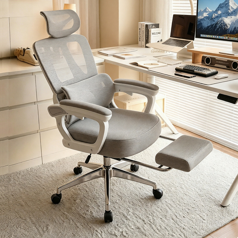 Ergonomic Chair Office Chair Comfortable for Long Sitting Home Computer Chair Employee Boss Swivel Chair Reclining Seat Ergonomic Chair Office Chair Comfortable for Long Sitting Home Computer Chair Employee Boss Swivel Chair Reclining Seat