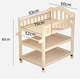 Baby solid wood diaper changing table for newborn baby multi-functional nursing table for dressing table for movable storage without bent