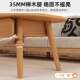 Fully solid wood tea table small apartment living room simple table Chinese rectangular double-layer small tea table storage tea table