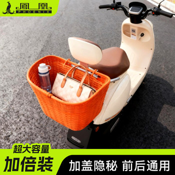Universal Electric Bike Basket for Phoenix Electric Vehicles, Storage Basket for Backpacks and Helmets, Front and Rear Bike Basket