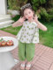 Girls' Summer Outfit 2025 New Stylish Mosquito-Proof Sleeveless Polka Dot Vest for Baby Girls