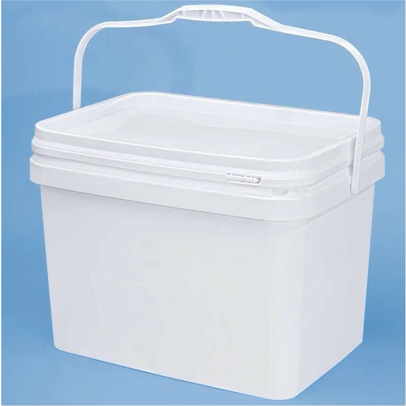 Rectangular Bucket, Thickened Plastic Water Bucket, Sealed with Lid, Can Be Used as a Stool, Fishing Bucket with Lid, Separate Bucket, Transparent Bucket, Portable