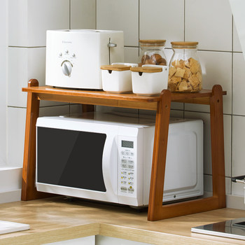 Kitchen storage rack countertop storage rack microwave oven rack desktop storage rack multifunctional rice cooker oven rack
