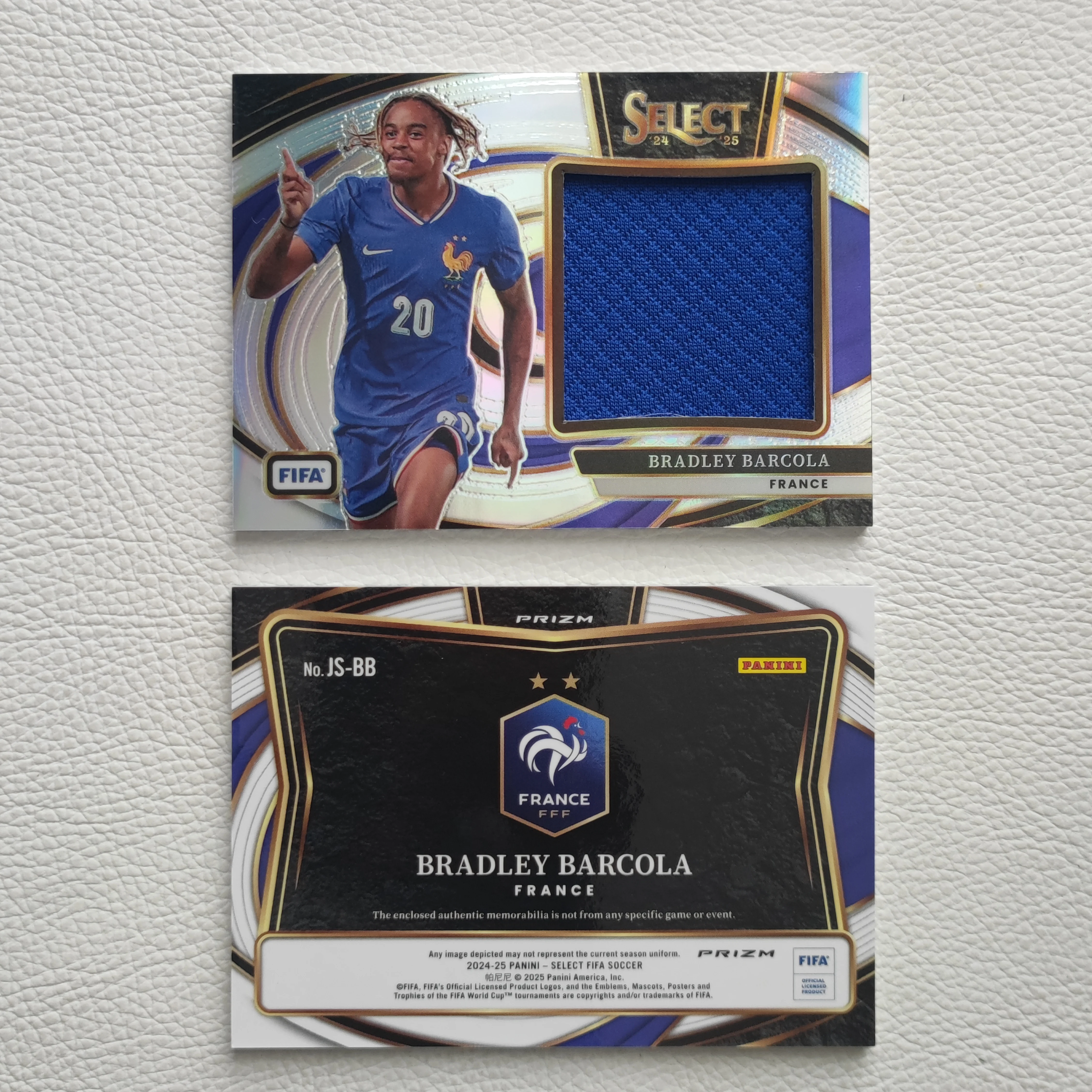 [PANINI TOPPS 法国 奥利塞 巴尔科拉 特雷泽盖签名球衣球星卡礼物]