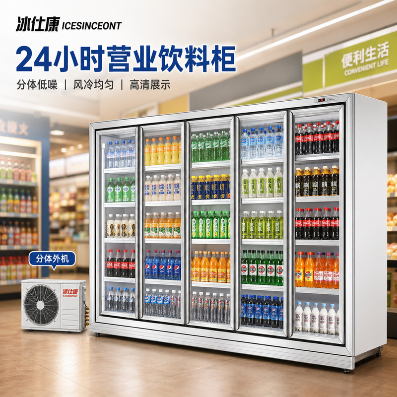 Bingshikang Split-Type Commercial Refrigerated Beverage Freezer, Steak Frozen Food Quick-Freezing Preservation Refrigerator Bingshikang Split-Type Commercial Refrigerated Beverage Freezer, Steak Frozen Food Quick-Freezing Preservation Refrigerator