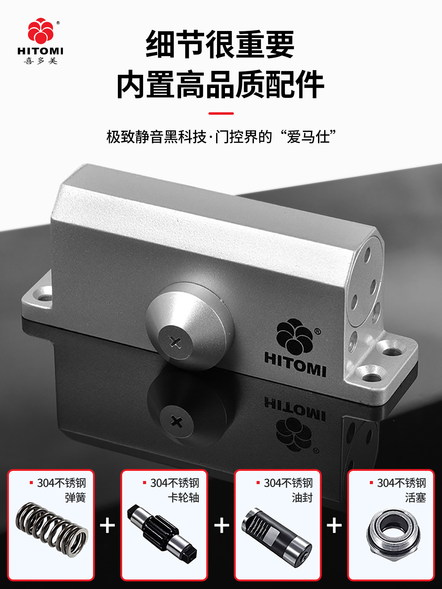 New Model Door Closer with Buffer, Home Use, No Drilling Required, Automatic Door Closer, Fire Door Hydraulic Spring Sliding Door