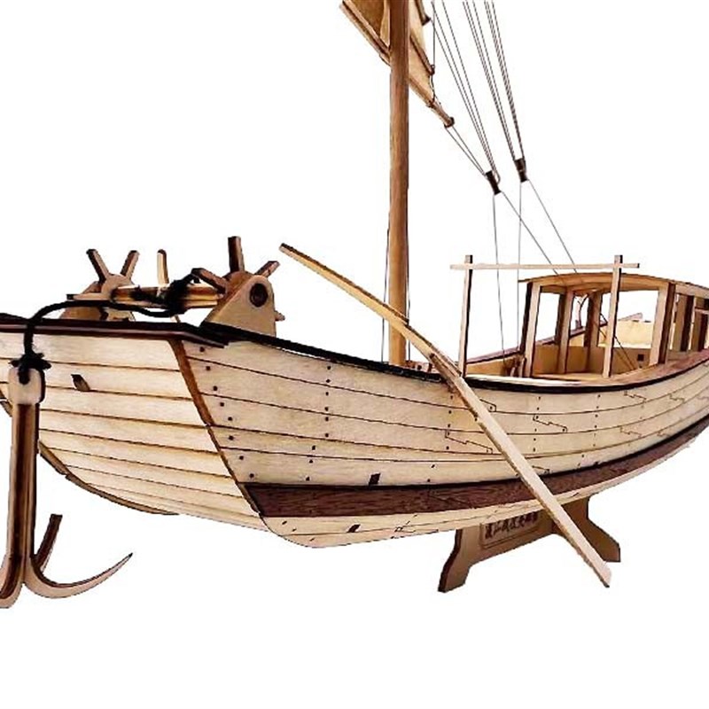 渡江战役英雄船1:40纸质模型和1/35木质船模型有何区别？适合学生