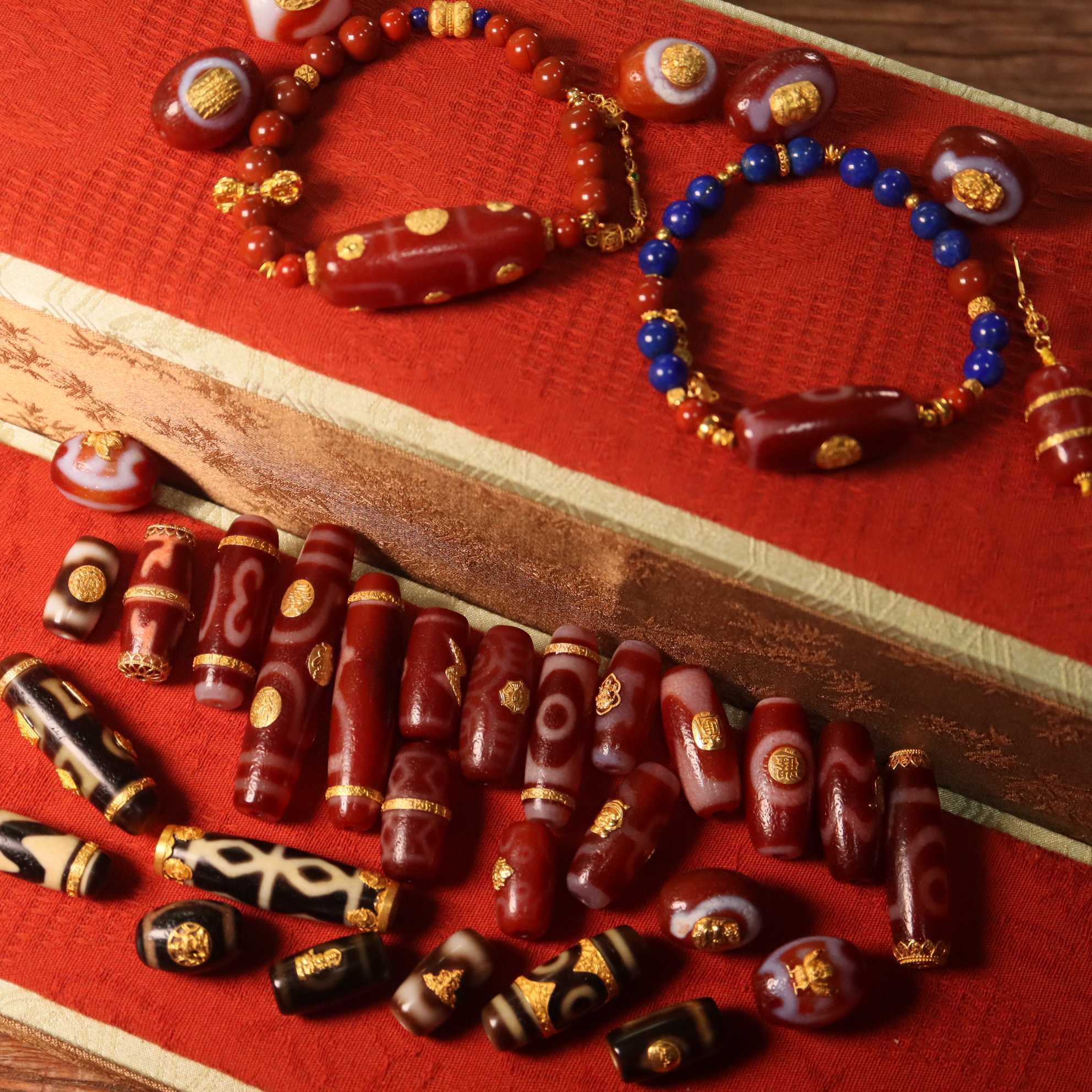 セール，安い 超希少極上特価‼️西蔵老礦骨董伯玉髄龍紋五