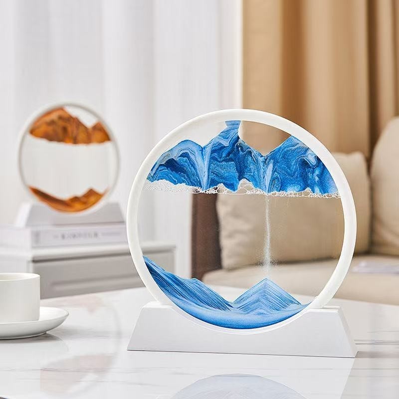 Творческая роспись по зыбучим пескам, украшение песочных часов, легкий роскошный домашний винный шкаф для гостиной, подарок для украшения рабочего стола в офисе