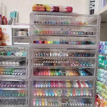 Acrylic pen holder stationery storage box painting material watercolor pencil color pencil neutral pen toilet mark pen holder student desktop