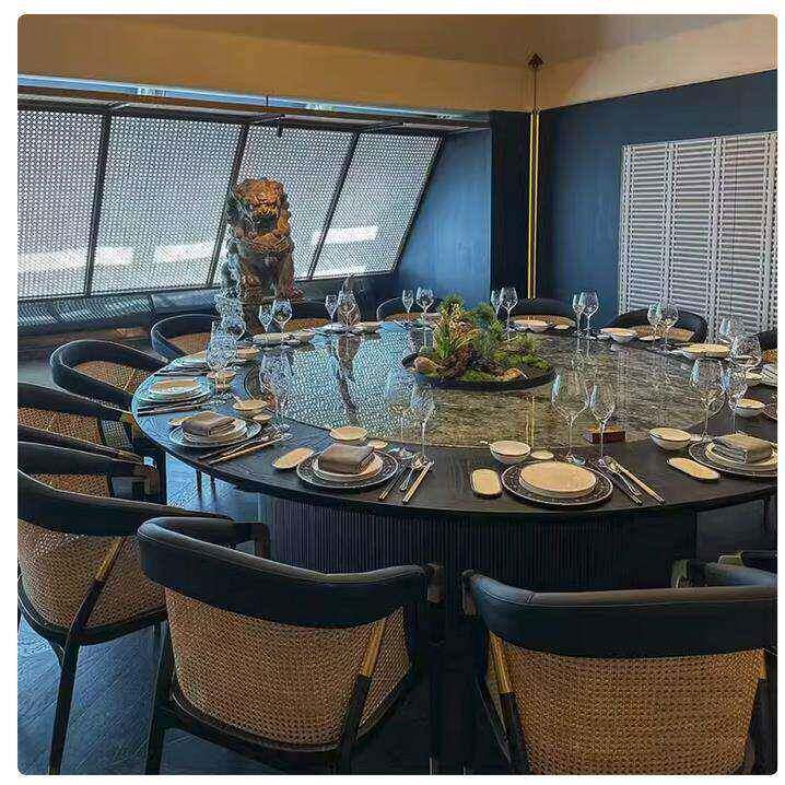 如何挑选适合新中式酒店的电动大圆桌？