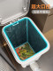 Jia Bangshou Hands-Free Trash Can for Bathroom, Kitchen, Living Room, Household Use, Foot-Operated, Large Capacity, with Lid