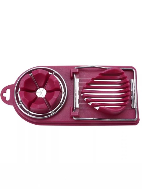 Two-In-One Slicer, Fancy Egg Multi-Section Divider, Multi-Functional Household Tool for Cutting Preserved Eggs and Eggs