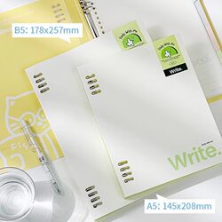 Notebook Loose-Leaf High-Value Essential Study Supplies for Elementary, Middle, and High School Students, Special B5 A5 Loose-Leaf Notebook, Detachable Study Tool, Notebook for Notes and Error Correction