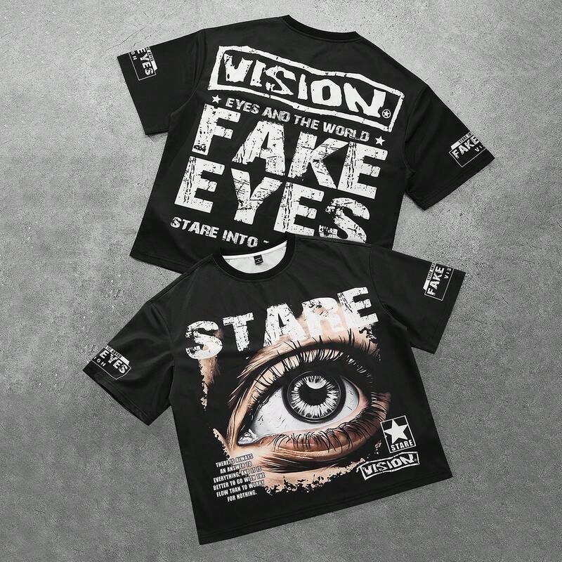 Shein Genuine Men's Summer Casual Slogan Printed T-Shirt Shein Genuine Men's Summer Casual Slogan Printed T-Shirt