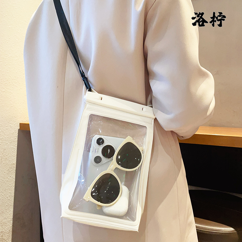 大容量の携帯電話防水バッグ、タッチスクリーン付き水泳用カメラ付き携帯電話密封収納バッグ、ダイビングラフティング温泉用ユニバーサル