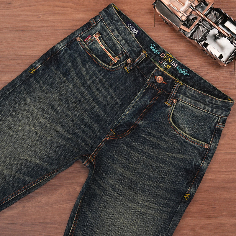 1332 Autumn/Winter New Selvedge Denim Jeans for Men, High-End Casual Versatile 16oz Slightly Tapered Straight-Leg Pants