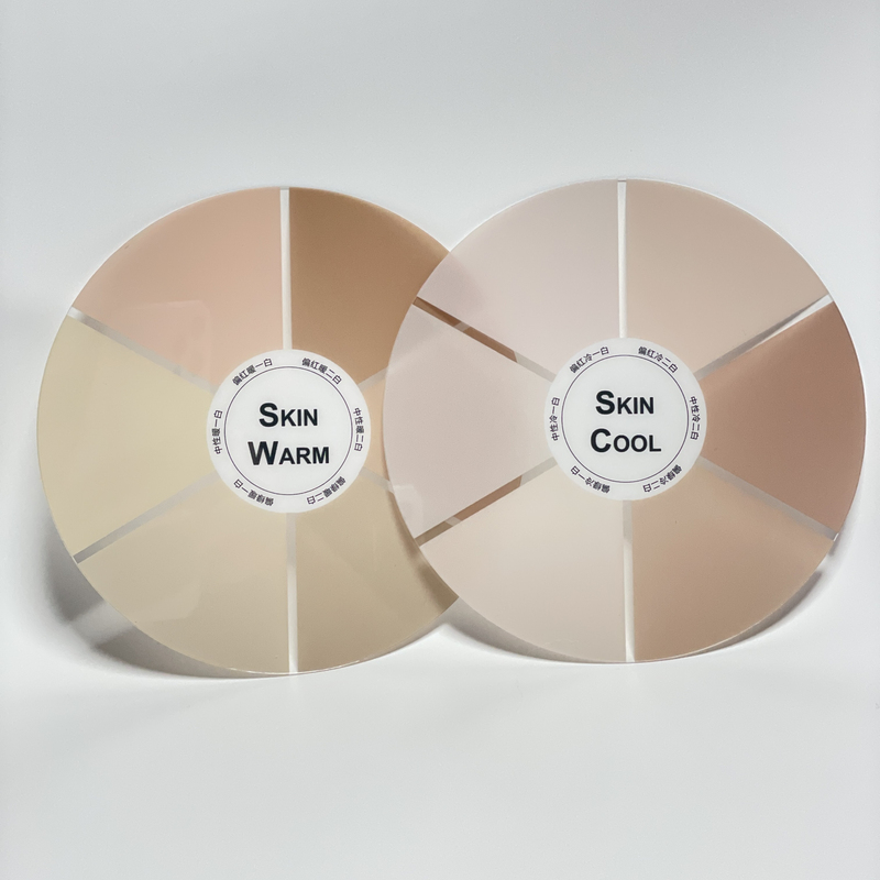 Skin Tone Test, Warm and Cool Skin Self-Assessment, Liquid Foundation Color, Personal Color Image Design, Makeup Artist Tools