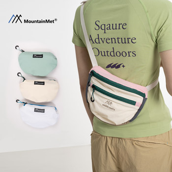 Mountainmet Outdoor Lightweight Waterproof Crossbody Bag for Men and Women, Sports Hiking Waist Bag, Color-Blocked Cycling Phone Bag