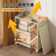 加厚收纳箱折叠客厅儿童宝宝储物柜多层开门宿舍置物柜零食柜带轮