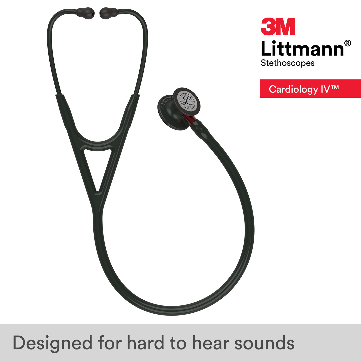 3M听诊器Cardiology IV Littmann第四代双面型心脏听诊器 医疗用听诊器6200系列