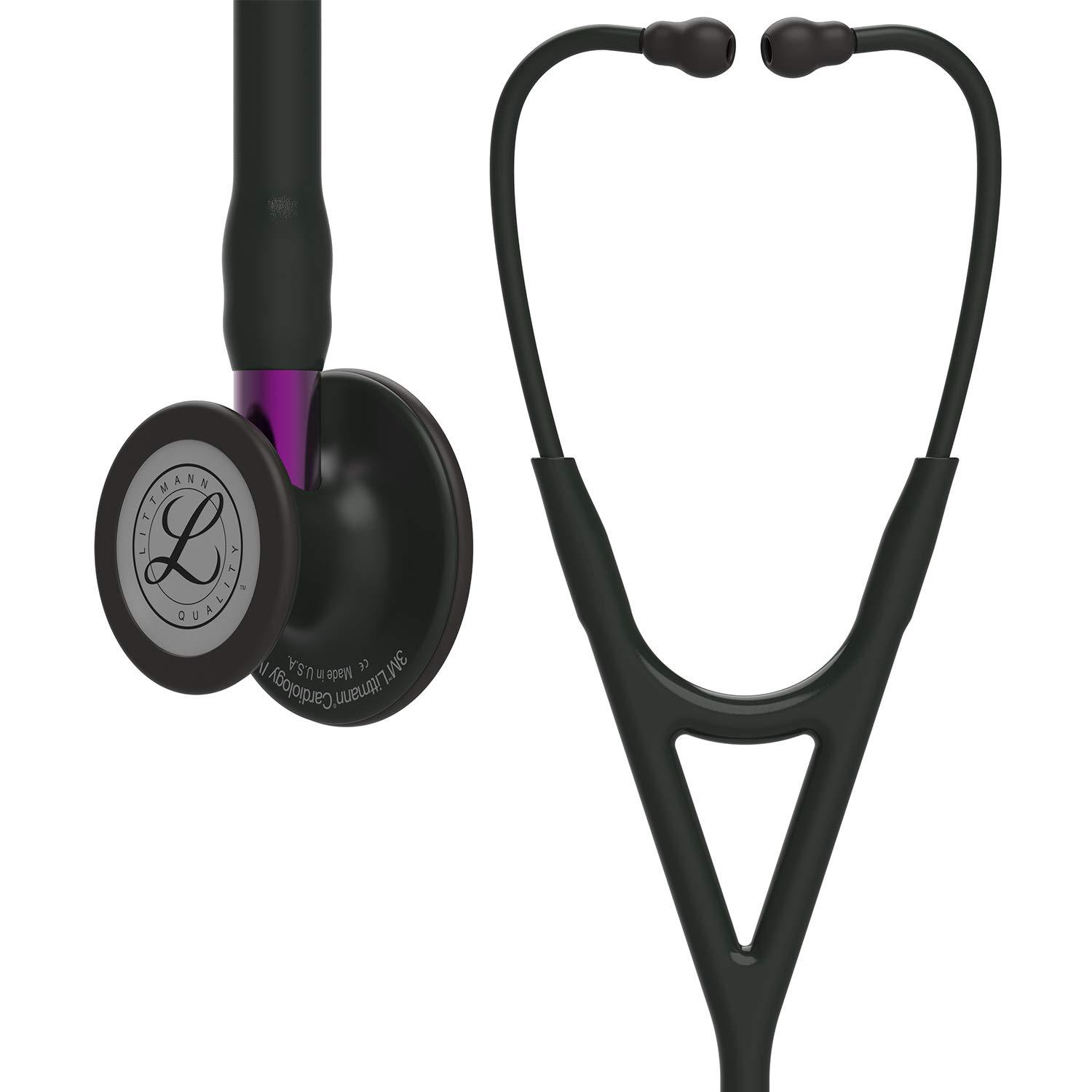 6203 3m Littmann 四代听诊器6203黑管黑色胸脯紫茎