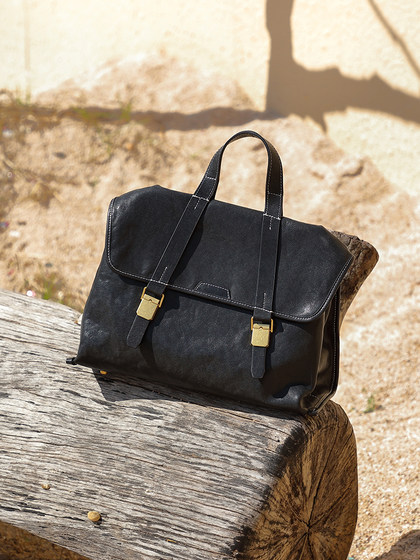 游历公文包头层植鞣牛皮手提电脑包斜挎男女山行双肩包