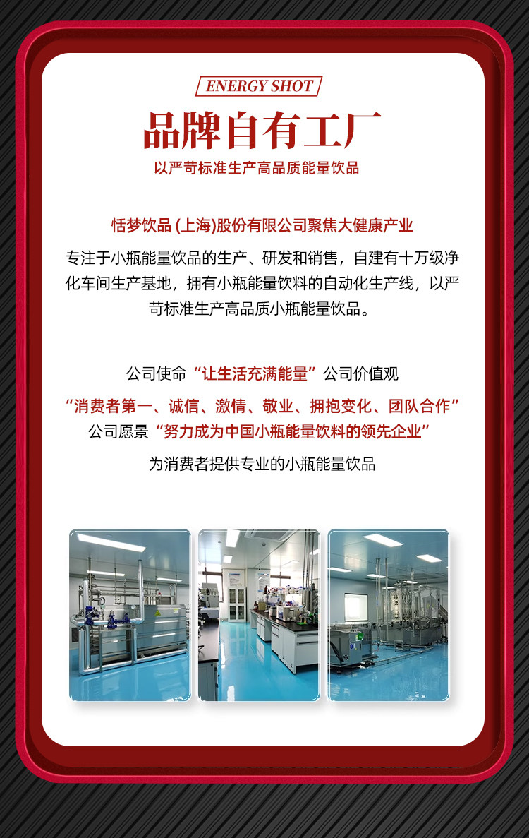 安享好物 安享E级功能饮料-劲淳经典红维生素饮料 企标