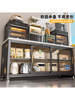 Slate Sliding Door Kitchen Storage Rack, Sideboard Storage, Floor-Standing Multi-Layer Microwave Oven, Multi-Functional Storage Cupboard, Cabinet