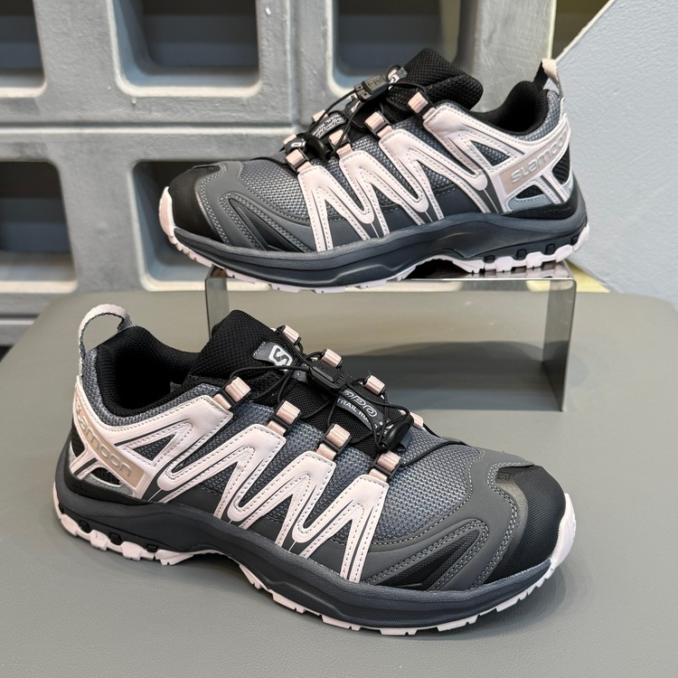 Spring Xa-Pro3D Sand Gray Hiking Shoes for Women, Outdoor Breathable Non-Slip Couple Sports Casual Men's Shoes