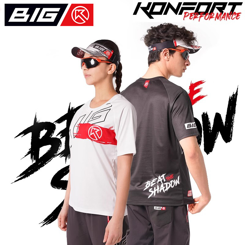 Bigk Official Flagship Store Konfort Performance Men's and Women's Casual Sports Short-Sleeved T-Shirts Bigk Official Flagship Store Konfort Performance Men's and Women's Casual Sports Short-Sleeved T-Shirts
