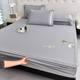 High-end ice silk antibacterial mat summer three-piece set machine sheet air conditioner washing mat bed cover style home naked sleep