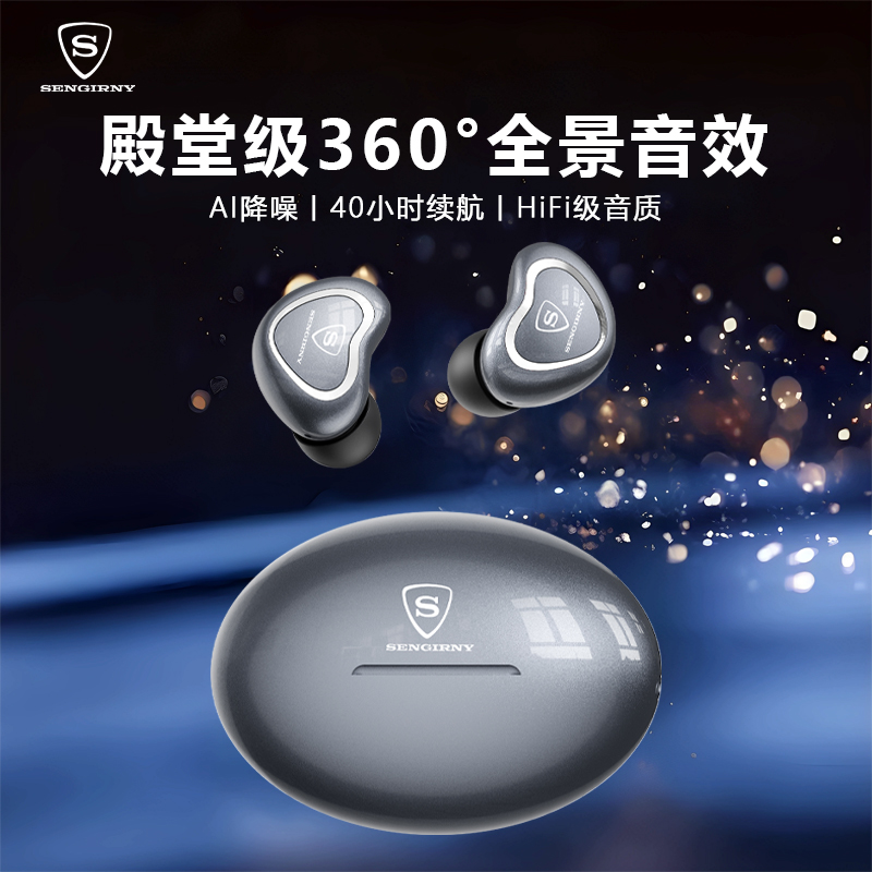 True Wireless Noise Canceling Bluetooth Headphones