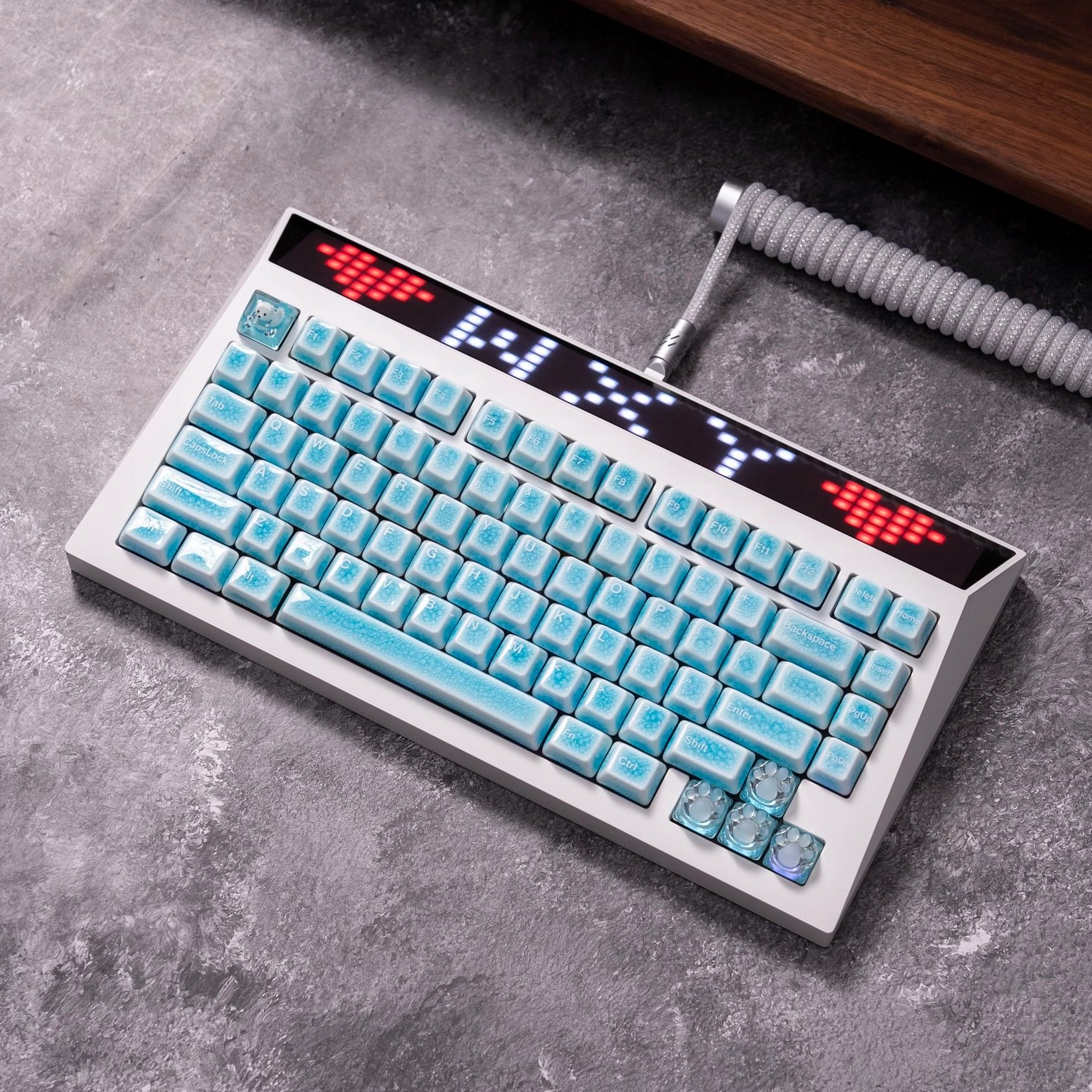 Raging meow cyberboard r3 cloud white enhanced edition: lake light