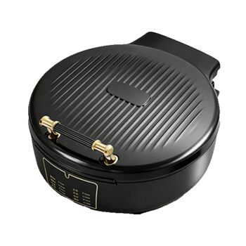 Household and commercial deepened electric pancake pan double-sided constant temperature heating multi-function frying and pancake all-in-one machine