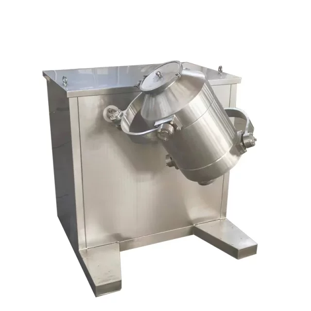 Three-dimensional mixer, rotary stainless steel drum mixer, chemical fine powder premixer, Wanyu drying
