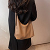 Mud Color Soft Large Capacity Tote Bag Crossbody Bag 2025 New Trendy Fashion Versatile Maillard Shoulder Bag Large Bag