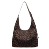 Lazy Style Retro Leopard Print Bag for Women 2025 New Large Capacity Tote Bag Autumn and Winter Work Clothing Shoulder Crossbody Large Bag