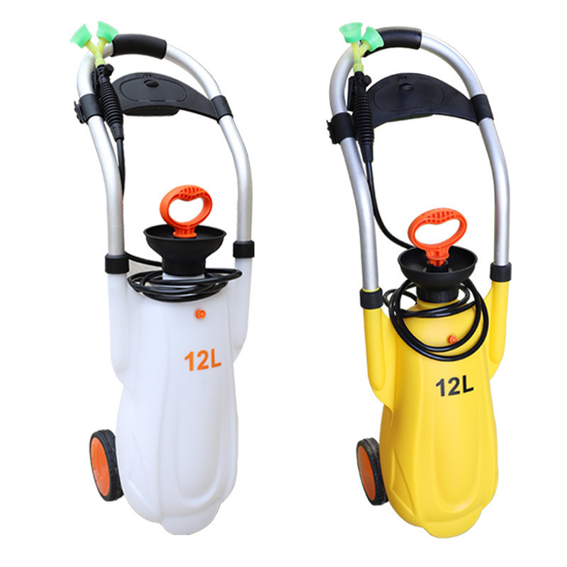 特价12L便携式手推车&amp;验厂双口洗眼器：安全与便捷的完美融合，你值得拥有！