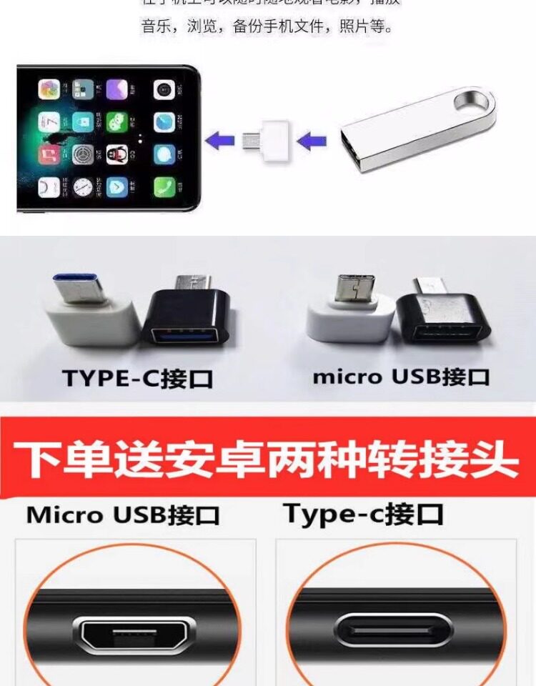 Suitable for USB Flash Drive Video, U Disk for Women, Classic Tv, Mp4 Disk, Tv Series, Also Available for Use in Car, Spring Theater Viewing