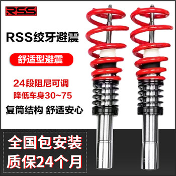 Rss Twisted Tooth Shock Absorber Is Suitable for Model 3/Y 5 Series 3 Series Magotan Cc Extreme Gti Car Modification and Avoidance Manufacturer