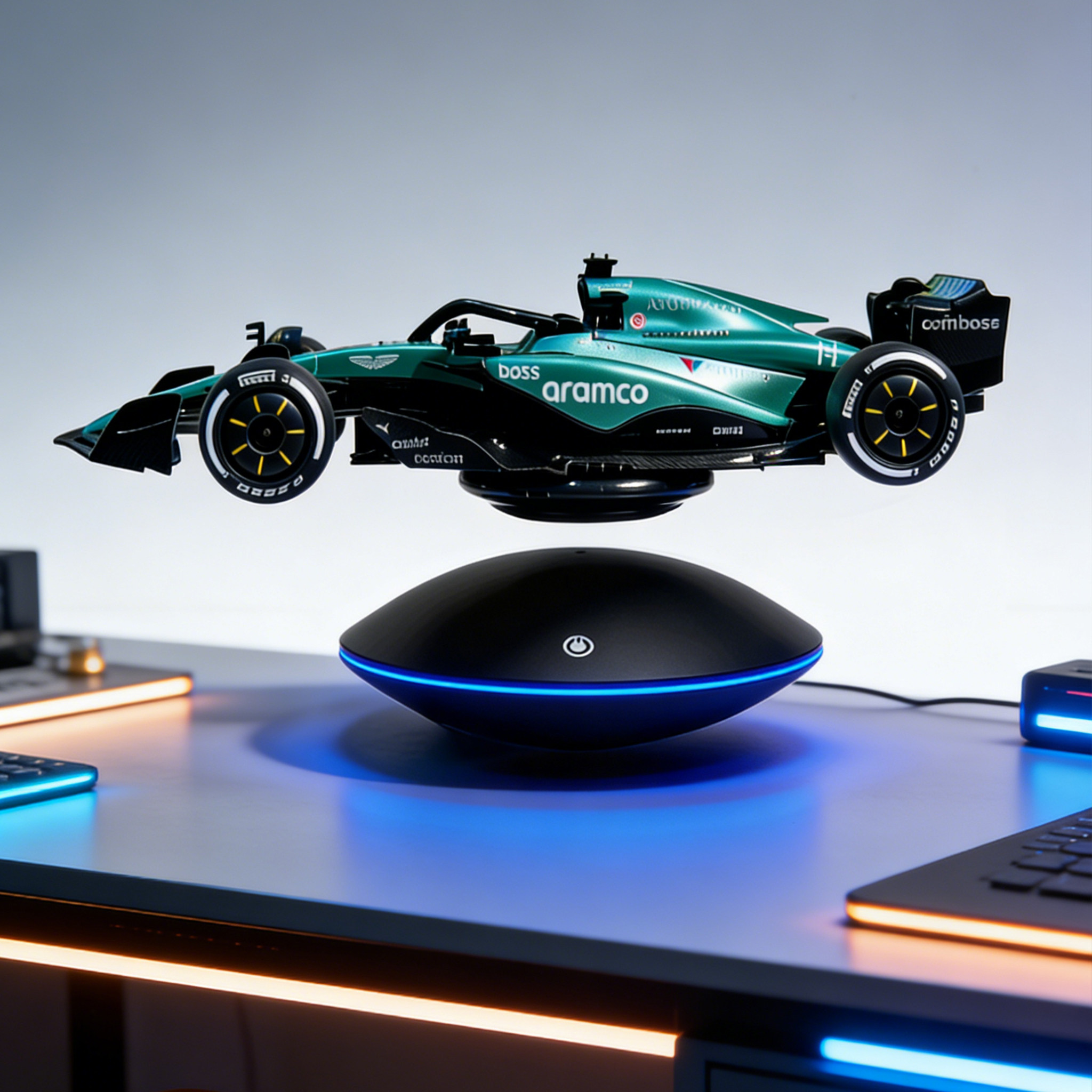 Модель гоночного автомобиля Maglev F1 черная