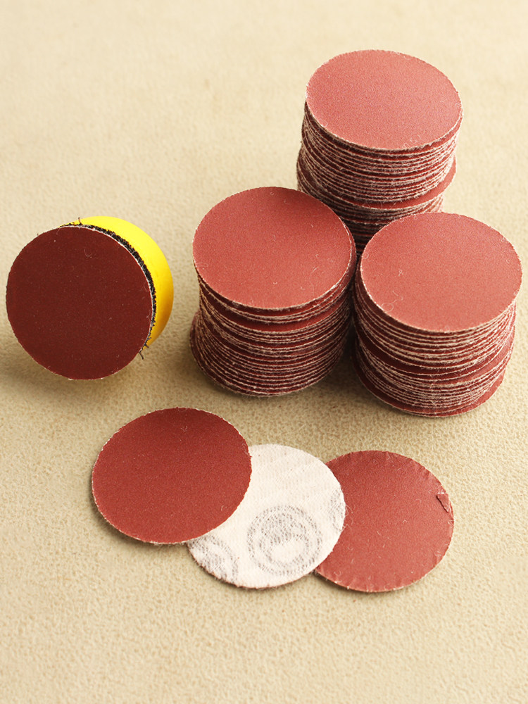 1inch Flocked Sandpaper Polishing Disc 1000 Grit Small Grinding Disc Sandpaper Polishing Head Dental Machine 2.35 Small Sandpaper Electric Grinder